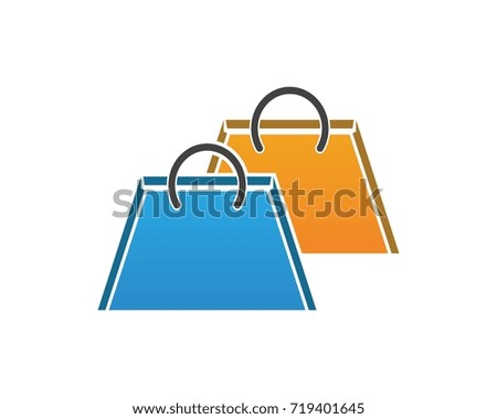 Bag Shopping Logo Design Template