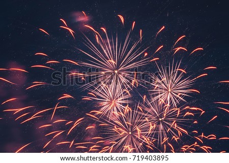 Fireworks at New Year