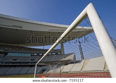 Goal and the stadium