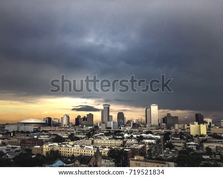 city buildings and view of New Orleans, Louisiana