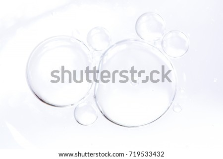 isolated group of bubbles , abstract background  Royalty-Free Stock Photo #719533432