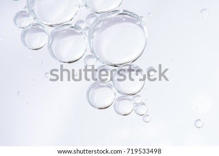 directional bubbles on water Royalty-Free Stock Photo #719533498