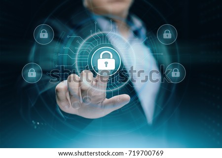 Cyber Security Data Protection Business Technology Privacy concept.