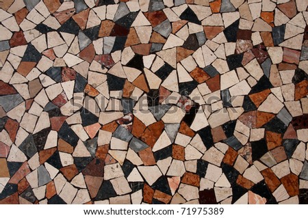 Roman Mosaic close up