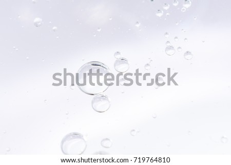 bubbles abstract white background Royalty-Free Stock Photo #719764810