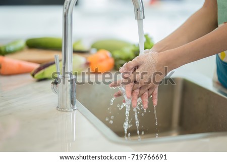 Wash your hands before cooking.
