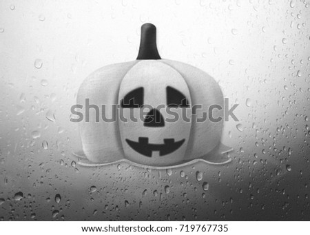 Halloween Black and white picture for a background image