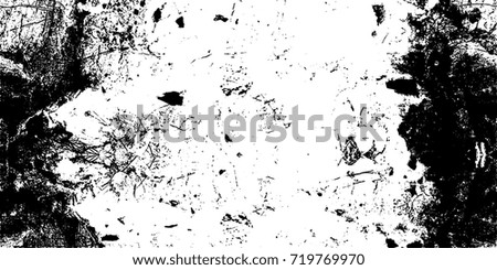 Abstract black and white texture. Vintage horizontal background