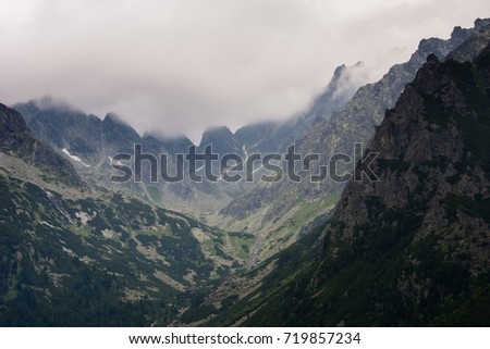 Tatra National Park, Slovakia, Lomnicke sedlo