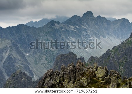 Tatra National Park, Slovakia, Lomnicke sedlo