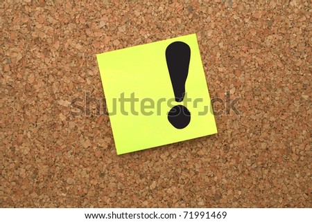 An empty cork bulletin or message board