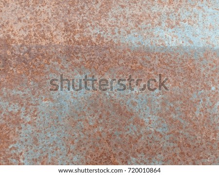 Old rusty metal plate texture for background