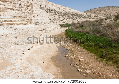 Small river in a mountains