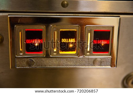 Pinball slots Royalty-Free Stock Photo #720206857