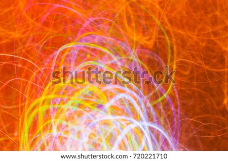 Blurred colorful lights in motion. Abstract background