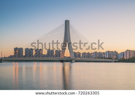 The cable bridge in Suzhou China