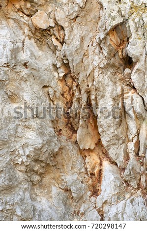 Texture stone rock with cracks