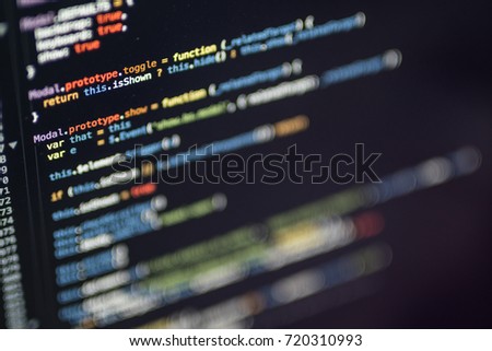 Programming Coding with editor colorful themes