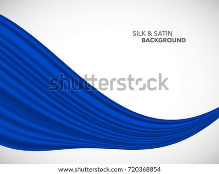 Abstract vector wave silk satin fabric for grand opening ceremony