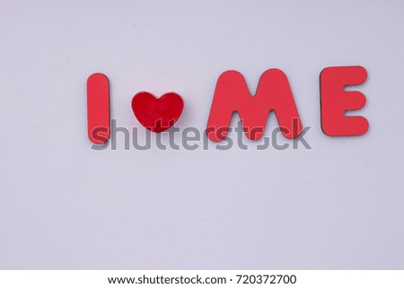 word from wooden letters on light grey background