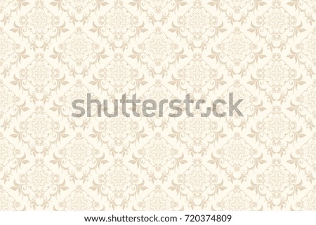 Seamless floral ornament on background. Contemporary pattern. Wallpaper pattern