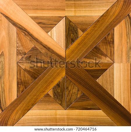 Wooden parquet. Flooring.