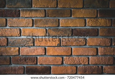 red brick wall pattern, old background.