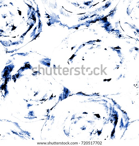 Watercolor Roses. Black and White Seamless Pattern. Floral Texture for Background, Wallpaper, Textile, Dress, Linen. Hand Drawn Watercolor Flowers Digitally Finished in Photoshop. Abstract Pattern.