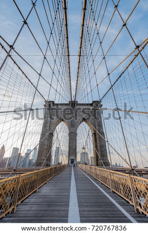 Brooklyn's bridge Royalty-Free Stock Photo #720767836