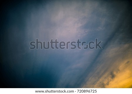 Sunset Storm Clouds