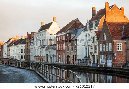 Bruges in the morning.