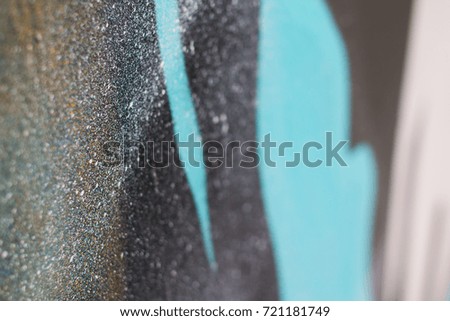 blurred graffiti fragment texture, street art background