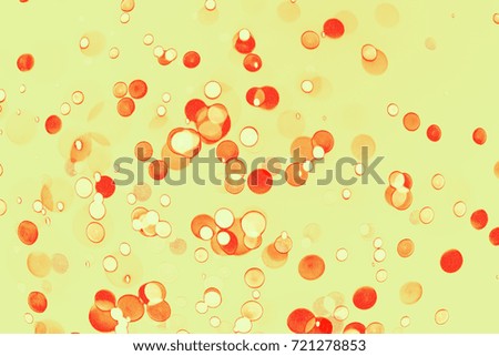 Abstract art color bubbles background