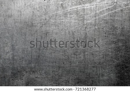 Steel background, scratched metal texture