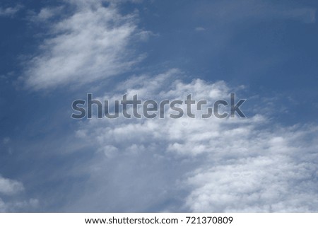 vast blue sky and clouds sky