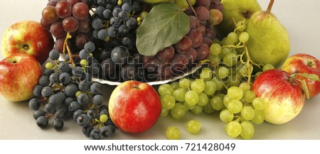 Sweet and juicy summer fruits as a fruit assortment. Photo for micro-stock