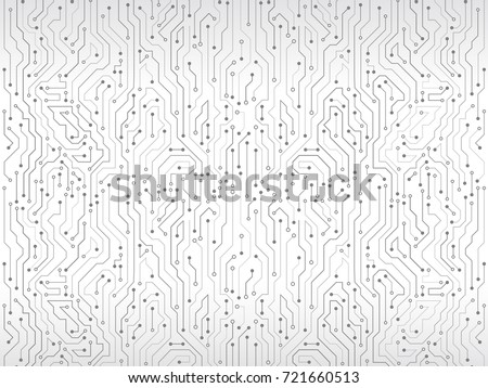 High-tech technology background texture. Circuit board vector illustration. Royalty-Free Stock Photo #721660513