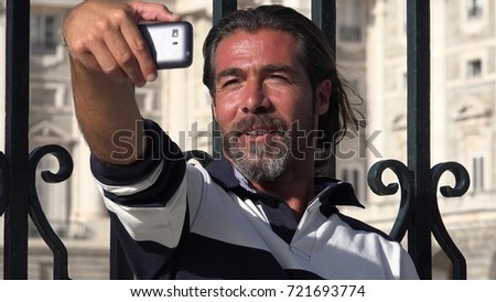 Selfie Of Handsome Male