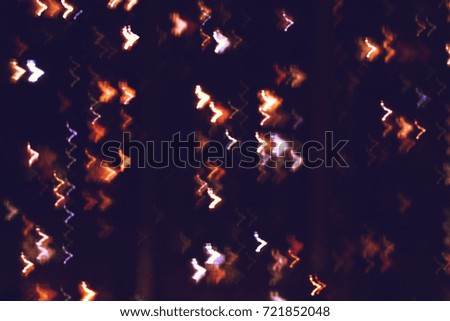 abstract night blurred city lights, multicolored glow