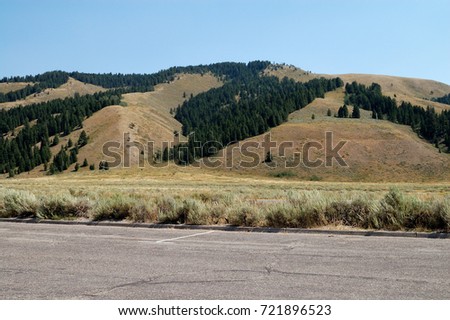 Mountains in Yellowstone