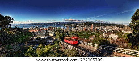 Wellington Cable Car Royalty-Free Stock Photo #722005705