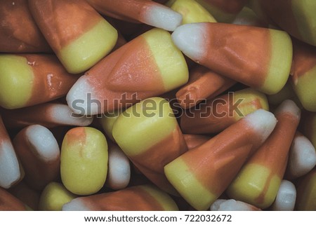 Vintage Candy Corn Background
