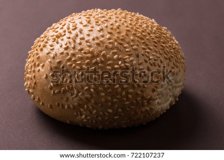 Bun with sesame seeds