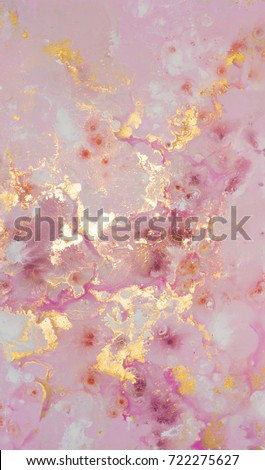 beautiful pink and gold abstract Royalty-Free Stock Photo #722275627