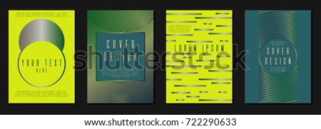 Modern cover page design for your business. Template in A4. Can be used for poster, brochure, magazine, card, book, flyer, banner. Trendy corporate style with bauhaus, memphis and hipster elements.