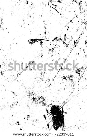 Distress urban used texture. Grunge rough dirty background. Brushed black paint cover. Overlay aged grainy messy template. Renovate wall scratched backdrop. Empty aging design element. EPS10 vector.