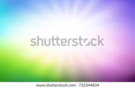 Colorful background with sunlight rays. Abstract Blurred gradient backdrop. Vector illustration for your graphic design, template, banner, poster or website.