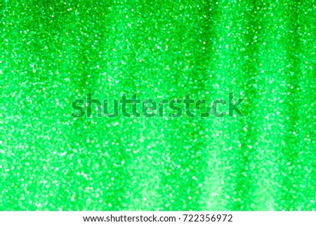 Abstract green bokehs background