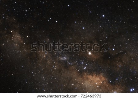 milky way galaxy with stars and space dust in the universe 