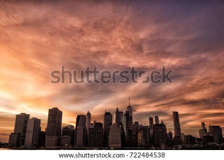 Magical Manhattan skyline